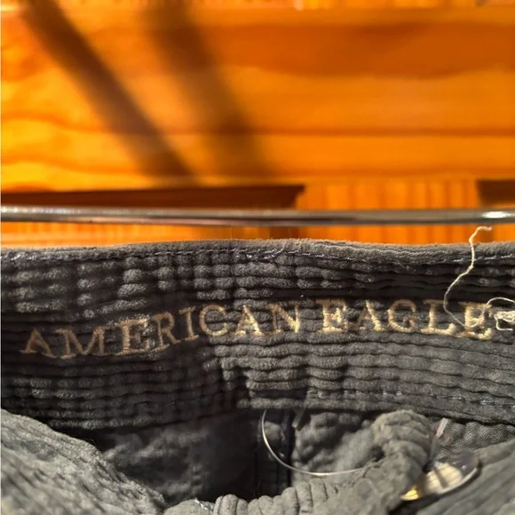 Blue Gray Corduroy Skirt - Picture 3 of 3